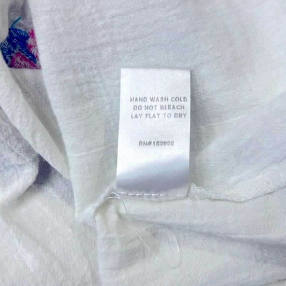 See And Be Seen On the Border Embroidered Top Size Medium - Picture 12 of 13
